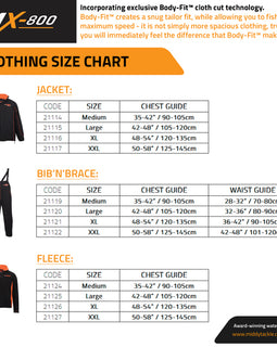 MIDDY MX-800 Pro-Limited Edition Clothing Set Lge. 3pc