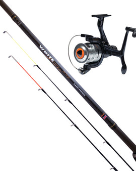MIDDY Rod & Reel Combo: 8' White Knuckle CX Feeder + 4000